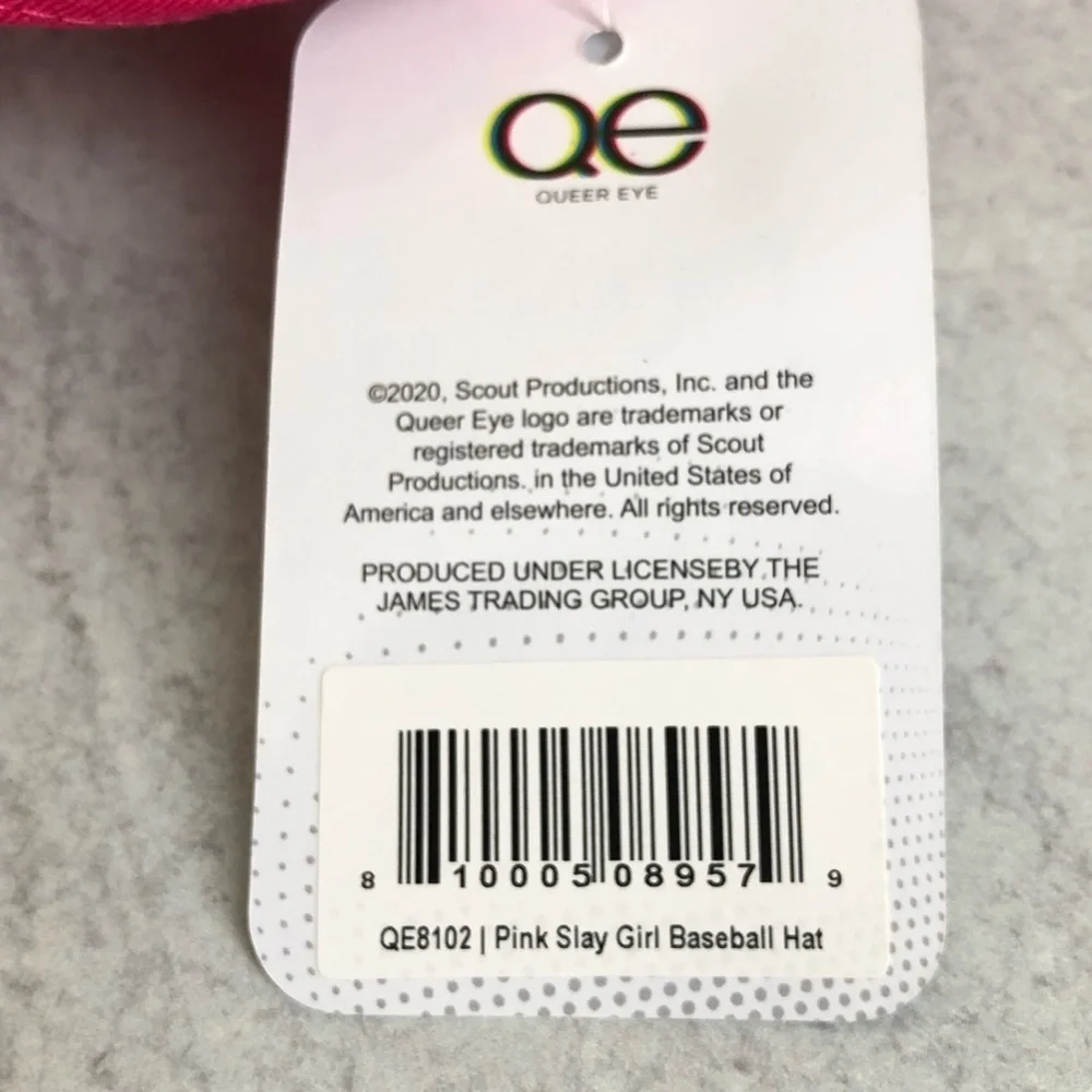 Queer Eye Pink Slay Girl Baseball Hat